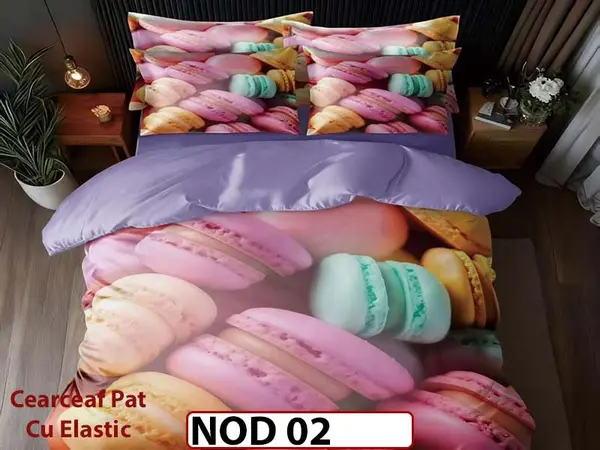 Lenjerie 5D din Finet 6 piese cu Elastic - NOD 02