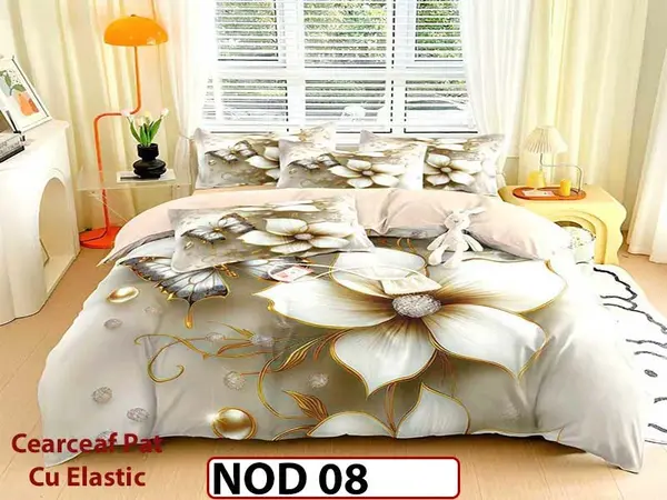 Lenjerie 5D din Finet 6 piese cu Elastic - NOD 08
