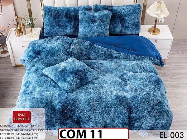 Lenjerie Cocolino Fluffy Pufoasa cu 6 piese - COM11