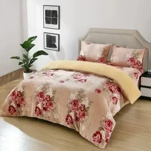 Lenjerie cu Elastic 180x200 Marina, 4 Piese, cu Blanita (Cocolino)