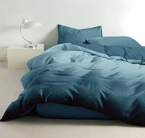 Lenjerie cu Elastic 180x200 Rainbow Ocean 4 Piese (Finet)