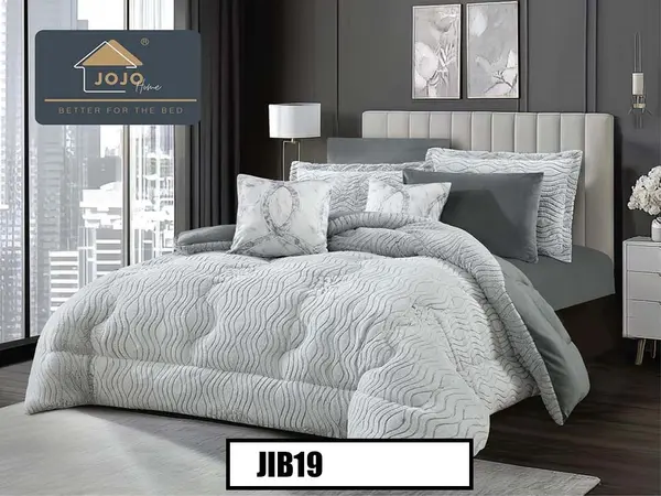 Lenjerie cu Pilota din Blanita artificiala de Iepure si cearceaf elastic din 6 piese - JIB19