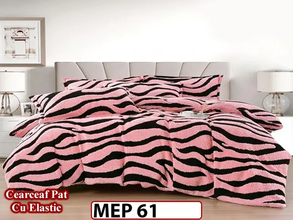 Lenjerie De Pat Cocolino 2 Persoane CU ELASTIC 4 piese - MEP 61