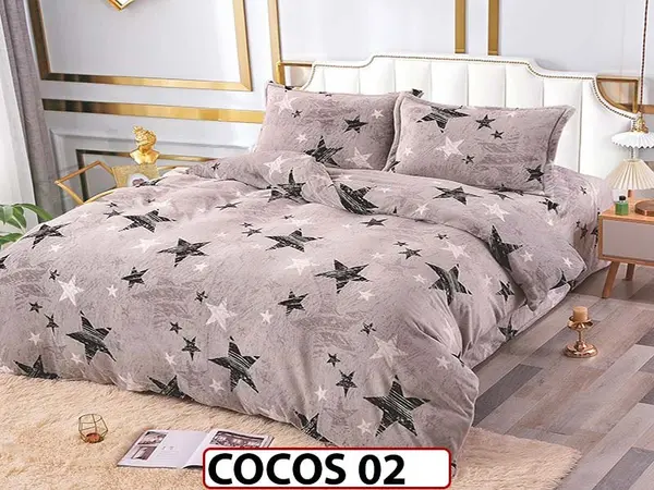Lenjerie De Pat Cocolino de 2 Persoane cu 4 piese - COCOS 02