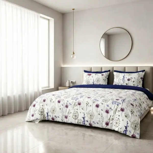 Lenjerie de pat Cotton Pro 100% bumbac – imprimare digitală (Florielle)
