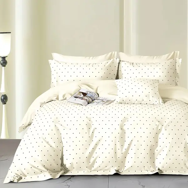 Lenjerie de pat Percale 2PXXL, 4 piese, cearceaf pat clasic 240cm x 260cm, cearceaf pilota 200cm x 230cm, 2 fete perna 50 x 70, PRC191