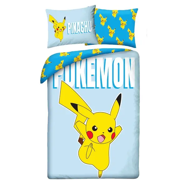Lenjerie de Pat Pokemon - Ver. 16, 140 x 200 cm, 70 x 90 cm