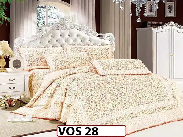 Lenjerie DELUXE din Bumbac Finetat cu volanase - VOS 28
