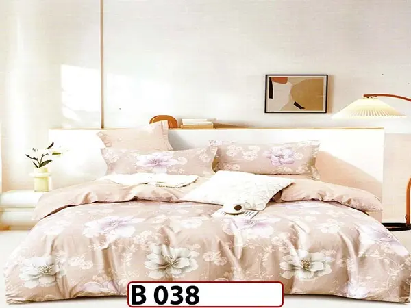 Lenjerie din bumbac 100% 4 piese CasaNewConcept - B 038