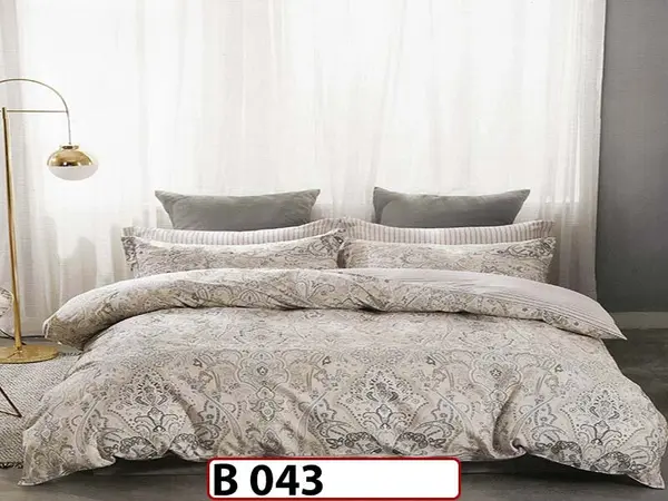 Lenjerie din bumbac 100% 4 piese CasaNewConcept - B 043