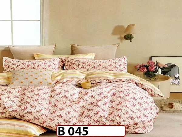 Lenjerie din bumbac 100% 4 piese CasaNewConcept - B 045
