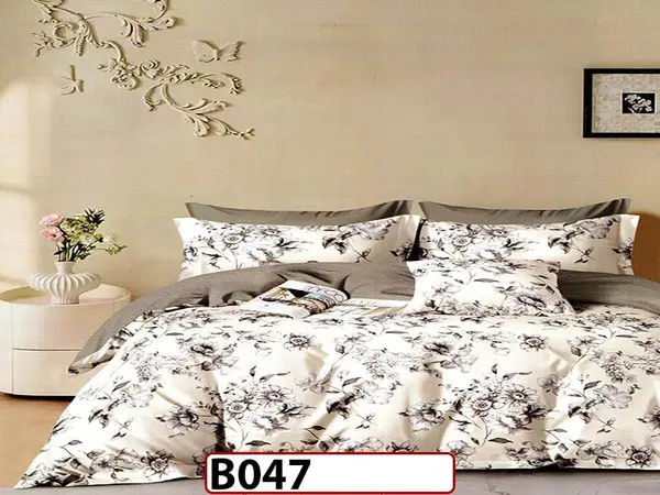 Lenjerie din bumbac 100% 4 piese CasaNewConcept - B 047