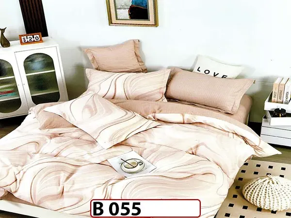 Lenjerie din bumbac 100% 4 piese CasaNewConcept - B 055