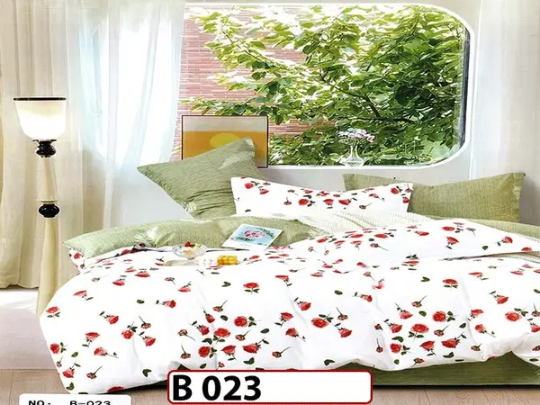 Lenjerie din bumbac 100% 4 piese CasaNewConcept - B023