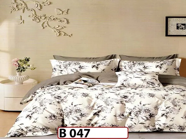 Lenjerie din bumbac 100% 4 piese CasaNewConcept - B047