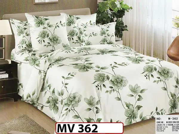 Lenjerie din bumbac Satinat 4 piese Casa New Concept - MV362