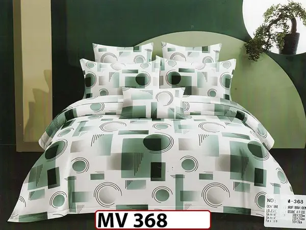 Lenjerie din bumbac Satinat 4 piese Casa New Concept - MV368
