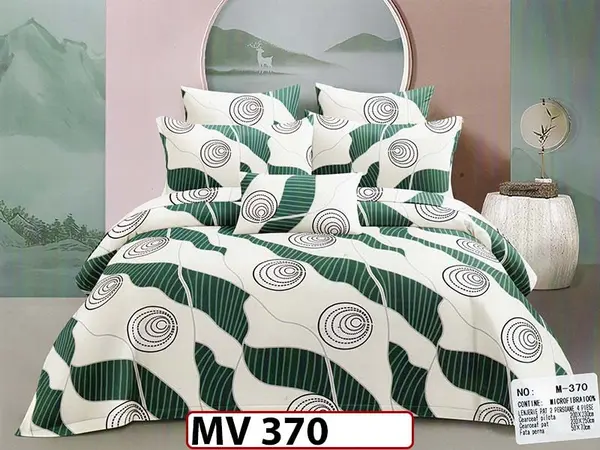 Lenjerie din bumbac Satinat 4 piese Casa New Concept - MV370