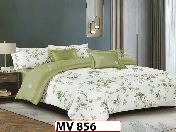 Lenjerie din bumbac Satinat 4 piese Casa New Concept - MV856