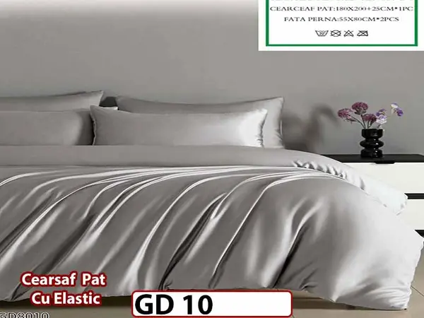 Lenjerie din Bumbac Satinat 4 Piese - GD 10
