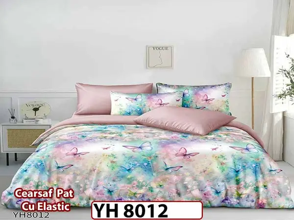 Lenjerie din Bumbac Satinat 4 Piese - YH 8012