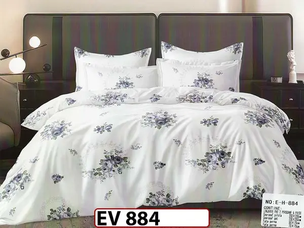 Lenjerie din bumbac Satinat 6 piese Casa New Concept - EV 884