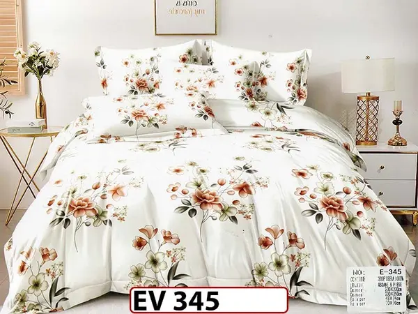 Lenjerie din bumbac Satinat 6 piese Casa New Concept - EV345