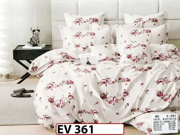 Lenjerie din bumbac Satinat 6 piese Casa New Concept - EV361