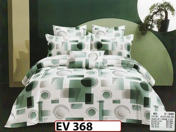 Lenjerie din bumbac Satinat 6 piese Casa New Concept - EV368
