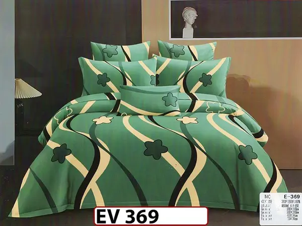 Lenjerie din bumbac Satinat 6 piese Casa New Concept - EV369