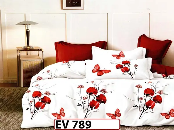 Lenjerie din bumbac Satinat 6 piese Casa New Concept - EV789