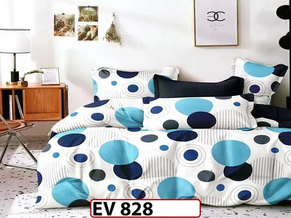 Lenjerie din bumbac Satinat 6 piese Casa New Concept - EV828
