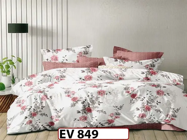 Lenjerie din bumbac Satinat 6 piese Casa New Concept - EV849