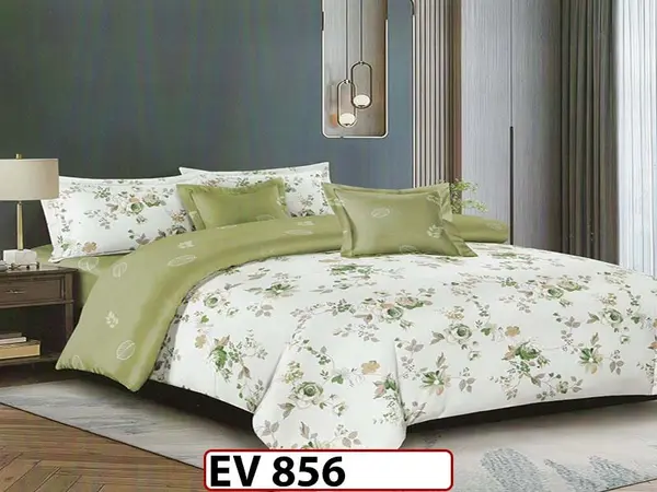 Lenjerie din bumbac Satinat 6 piese Casa New Concept - EV856