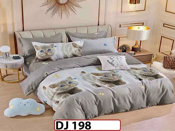 Lenjerie din finet 4 piese o persoana Cod - DJ198
