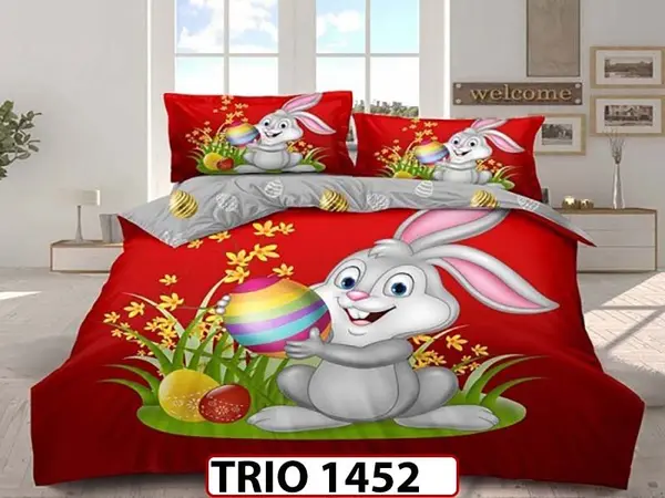 Lenjerie din finet 4 piese - TRIO1452