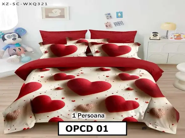 Lenjerie din Finet 5D cu 4 Piese fara Elastic - OPCD01