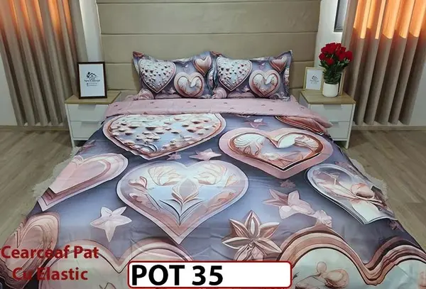 Lenjerie din Finet 5D cu Elastic 4 Piese - POT35