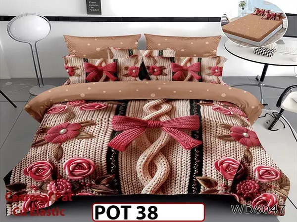 Lenjerie din Finet 5D cu Elastic 4 Piese - POT38