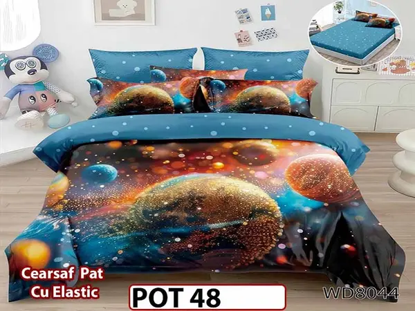 Lenjerie din Finet 5D cu Elastic 4 Piese - POT48