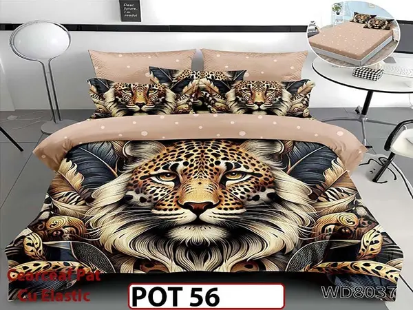Lenjerie din Finet 5D cu Elastic 4 Piese - POT56