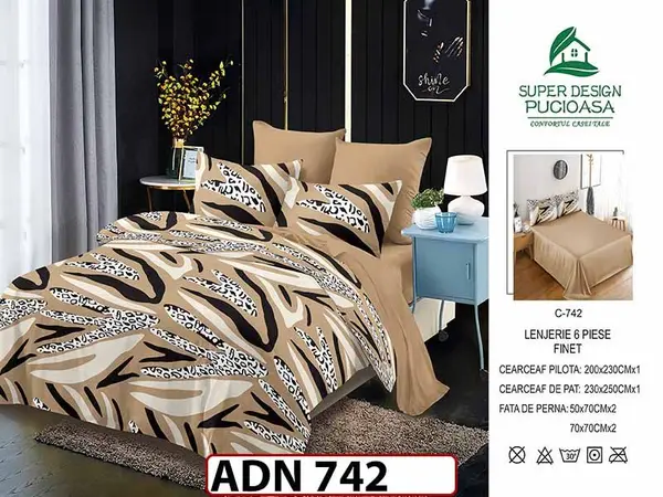 Lenjerie din finet 6 piese - ADN 742