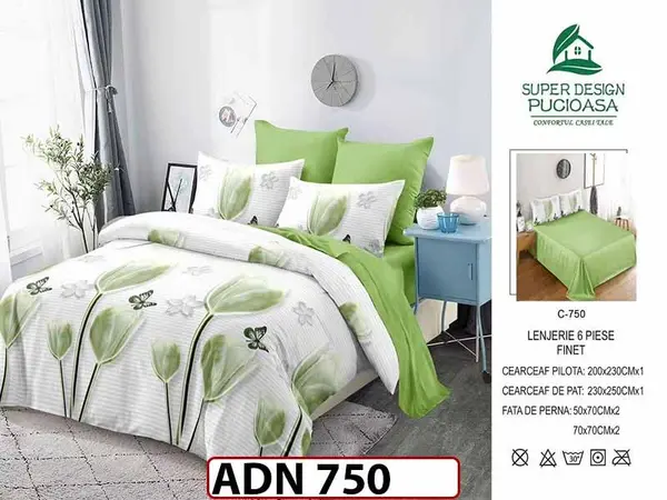 Lenjerie din finet 6 piese - ADN 750