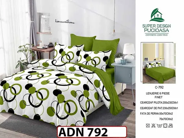 Lenjerie din finet 6 piese - ADN 792