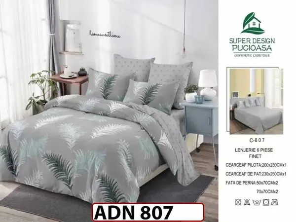 Lenjerie din finet 6 piese - ADN 807
