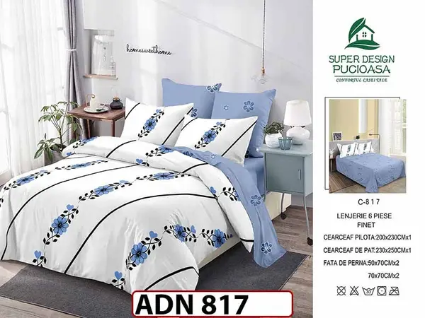 Lenjerie din finet 6 piese - ADN 817