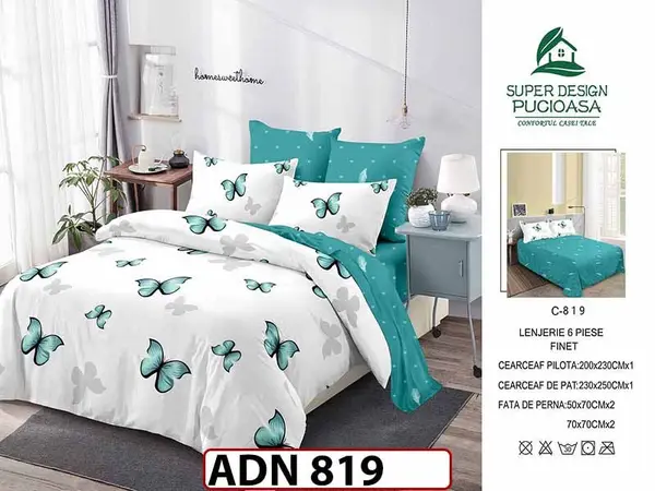 Lenjerie din finet 6 piese - ADN 819