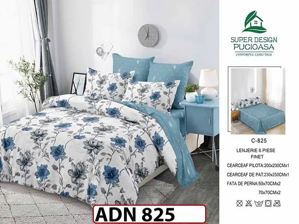 Lenjerie din finet 6 piese - ADN 825