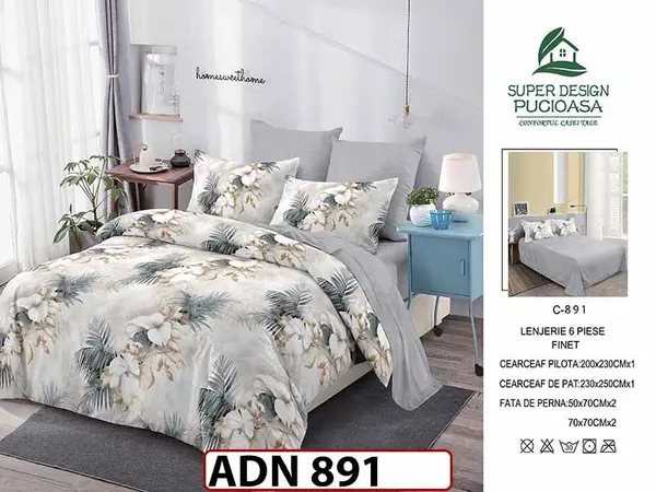 Lenjerie din finet 6 piese - ADN 891