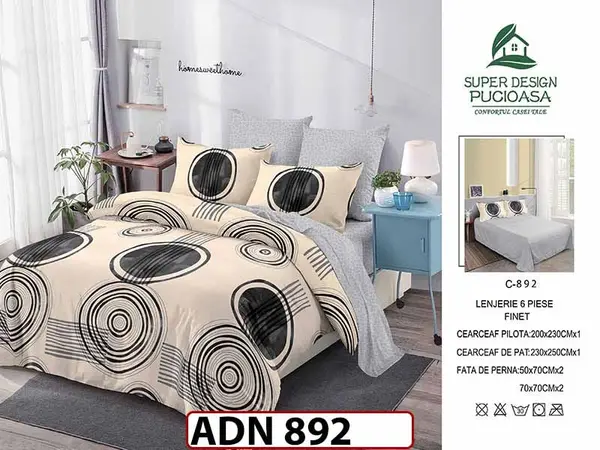 Lenjerie din finet 6 piese - ADN 892